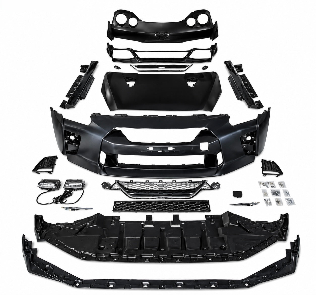 Nissan GT-R R35 2017+ Style Full Conversion Body Kit For (2009–2016) - Exotics Carbon Design