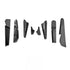 Nissan GT-R R35 APR Style Carbon Fiber Rear Diffuser Fins (8-Piece Set) - Exotics Carbon Design