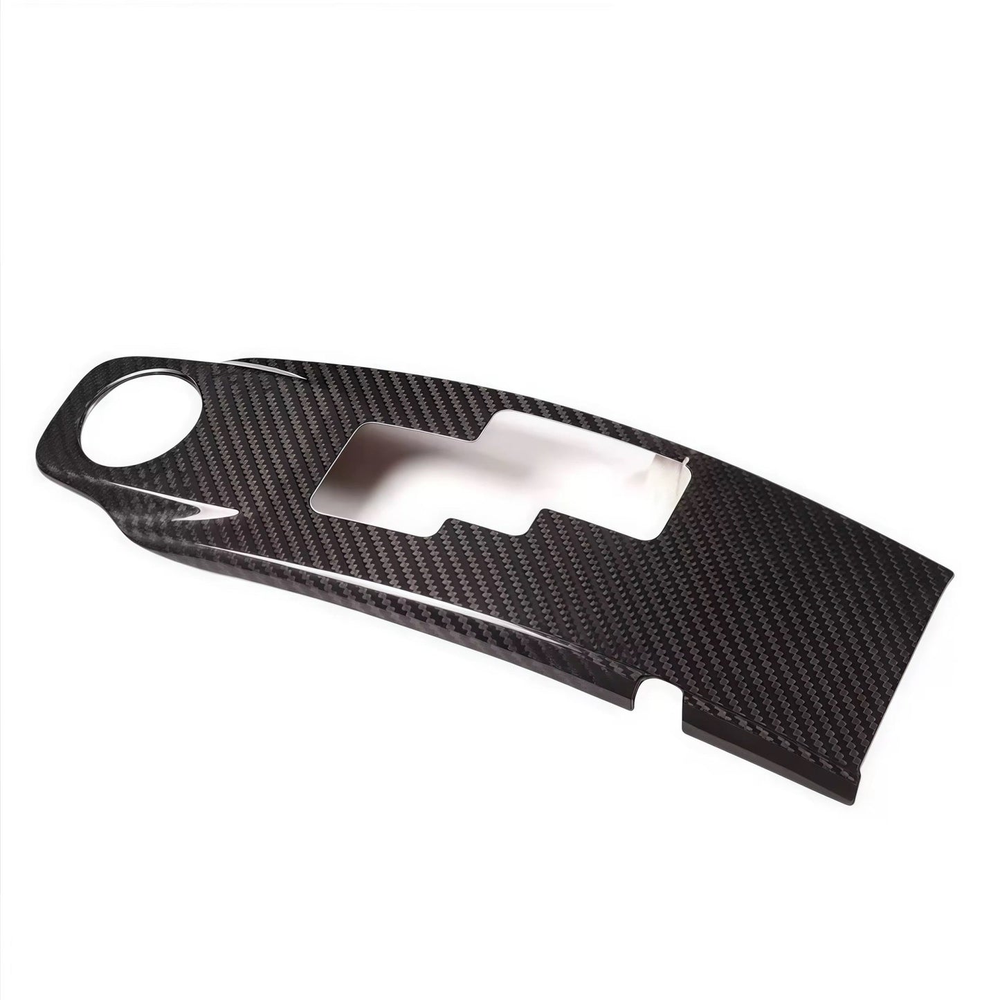 Nissan GT-R R35 Carbon Fiber Center Console Shift Panel Trim - Exotics Carbon Design