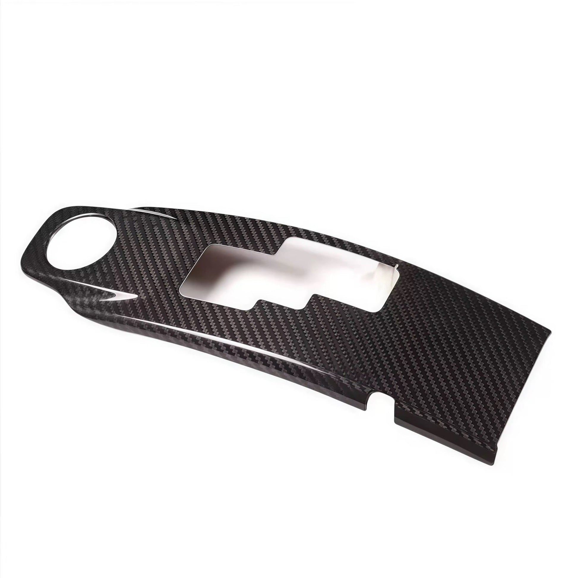 Nissan GT-R R35 Carbon Fiber Center Console Shift Panel Trim - Exotics Carbon Design