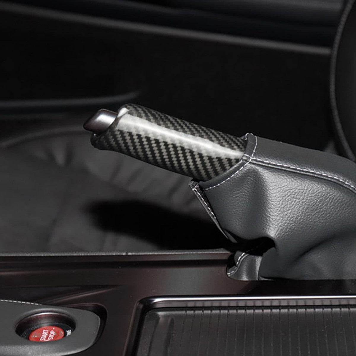 Nissan GT-R R35 Carbon Fiber Handbrake Trim Cover - Exotics Carbon Design