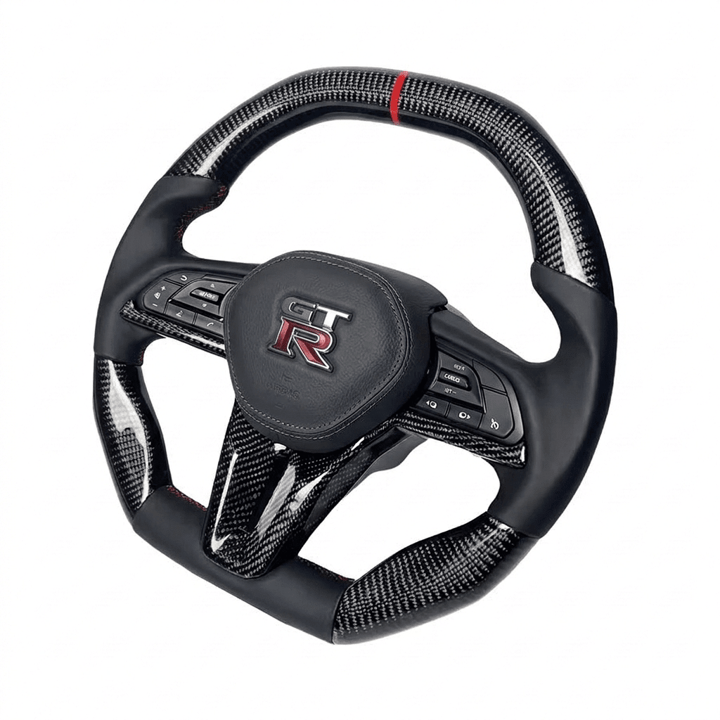 Nissan GT-R R35 Custom Steering Wheel - Exotics Carbon Design