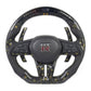 Nissan GT-R R35 Forged Carbon Fiber Steering Wheel with LED Display - Exotics Carbon Design