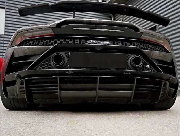 NVC Style Carbon Fiber Rear Diffuser – Lamborghini Huracan Evo (2019–2023) - Exotics Carbon Design