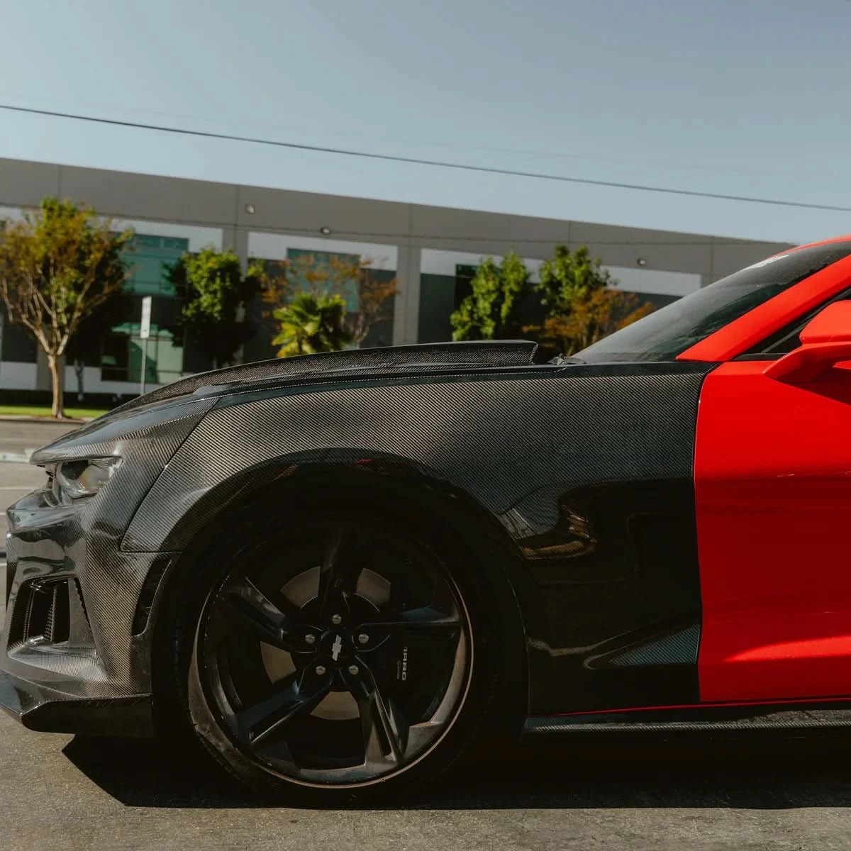 OE - Type Carbon Fiber Front Fenders – Chevrolet Camaro SS / RS / LT (2016–2024) - Exotics Carbon Design