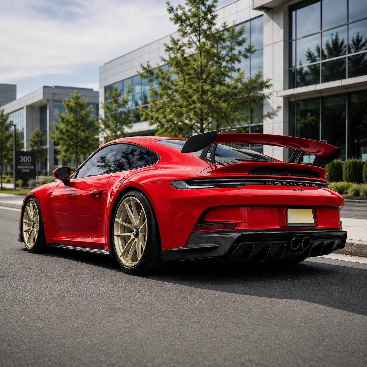 OEM Style Carbon Fiber Side Skirts – Porsche 992 GT3 (2022–2024) - Exotics Carbon Design