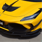 Pachtechz Front Bumper Splitters – Ferrari F8 - Exotics Carbon Design
