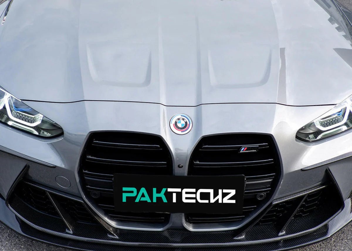 PAKTECHZ CARBON FIBER FRONT BUMPER TRIM - BMW G80 M3 | G82 M4 - Exotics Carbon Design