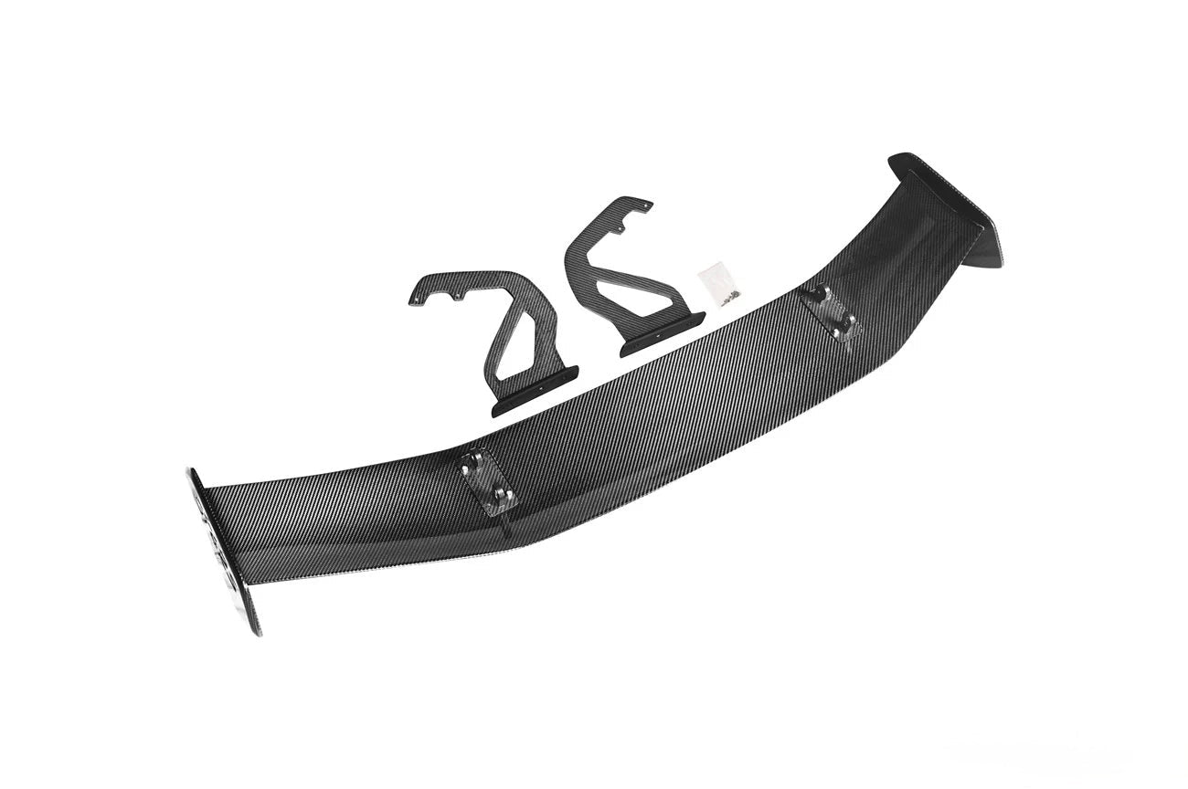 Porsche 718 Cayman (2017-2021) - Carbon Fiber GT4 Style Rear Spoiler - Exotics Carbon Design