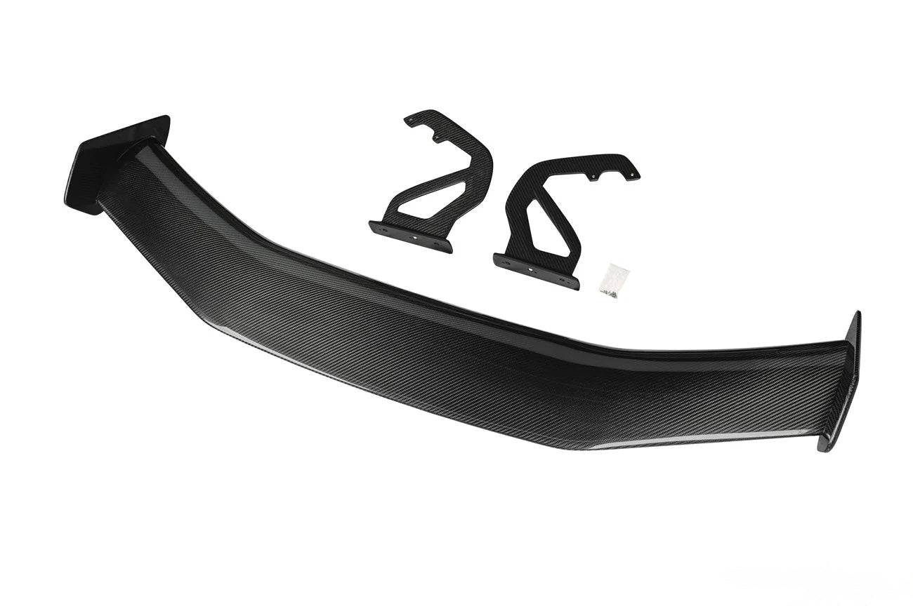 Porsche 718 Cayman (2017-2021) - Carbon Fiber GT4 Style Rear Spoiler - Exotics Carbon Design
