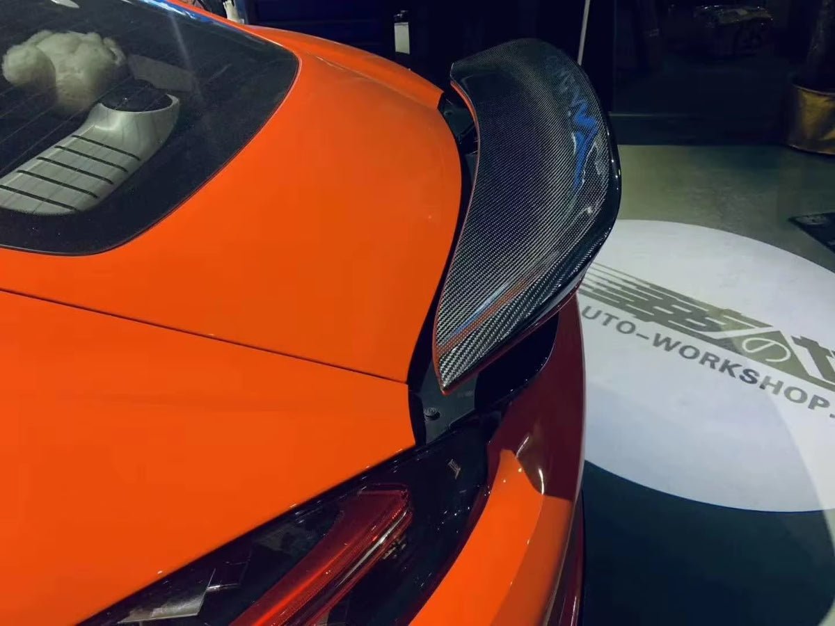 Porsche 718 Cayman Carbon Fiber Rear Spoiler - Exotics Carbon Design