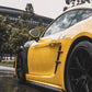 Porsche 718 Cayman GT4 (2017 - 2024) - Carbon Fiber Side Fenders - Exotics Carbon Design