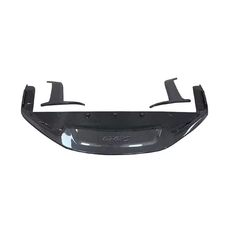 Porsche 718 GT4 Style Carbon Fiber Front Lip - Exotics Carbon Design