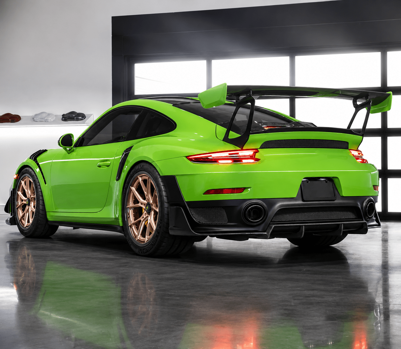 Porsche 911 991 GT2 RS Carbon Fiber Rear Diffuser - Exotics Carbon Design