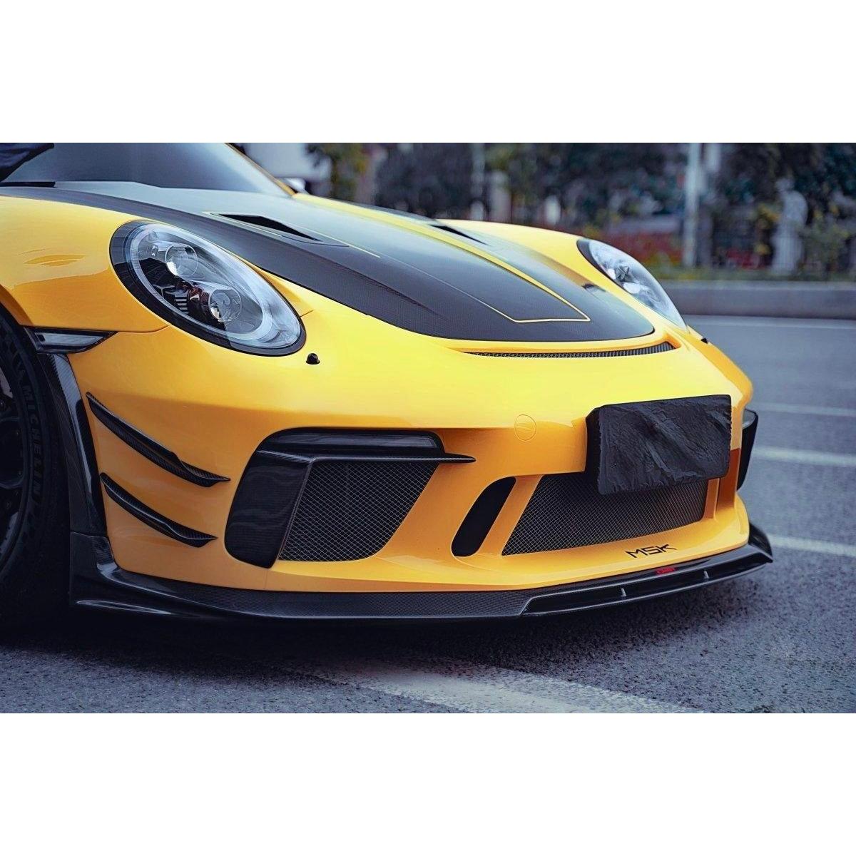 Porsche 911 (991) GT3 Carbon Fiber Front Air Vents Trim - Exotics Carbon Design