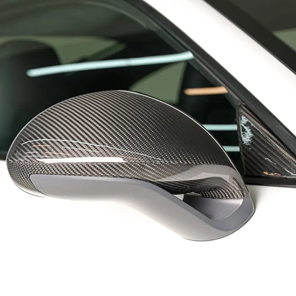 Porsche 911 (991) GT3 / Turbo S Carbon Fiber Mirror Caps replacement - Exotics Carbon Design