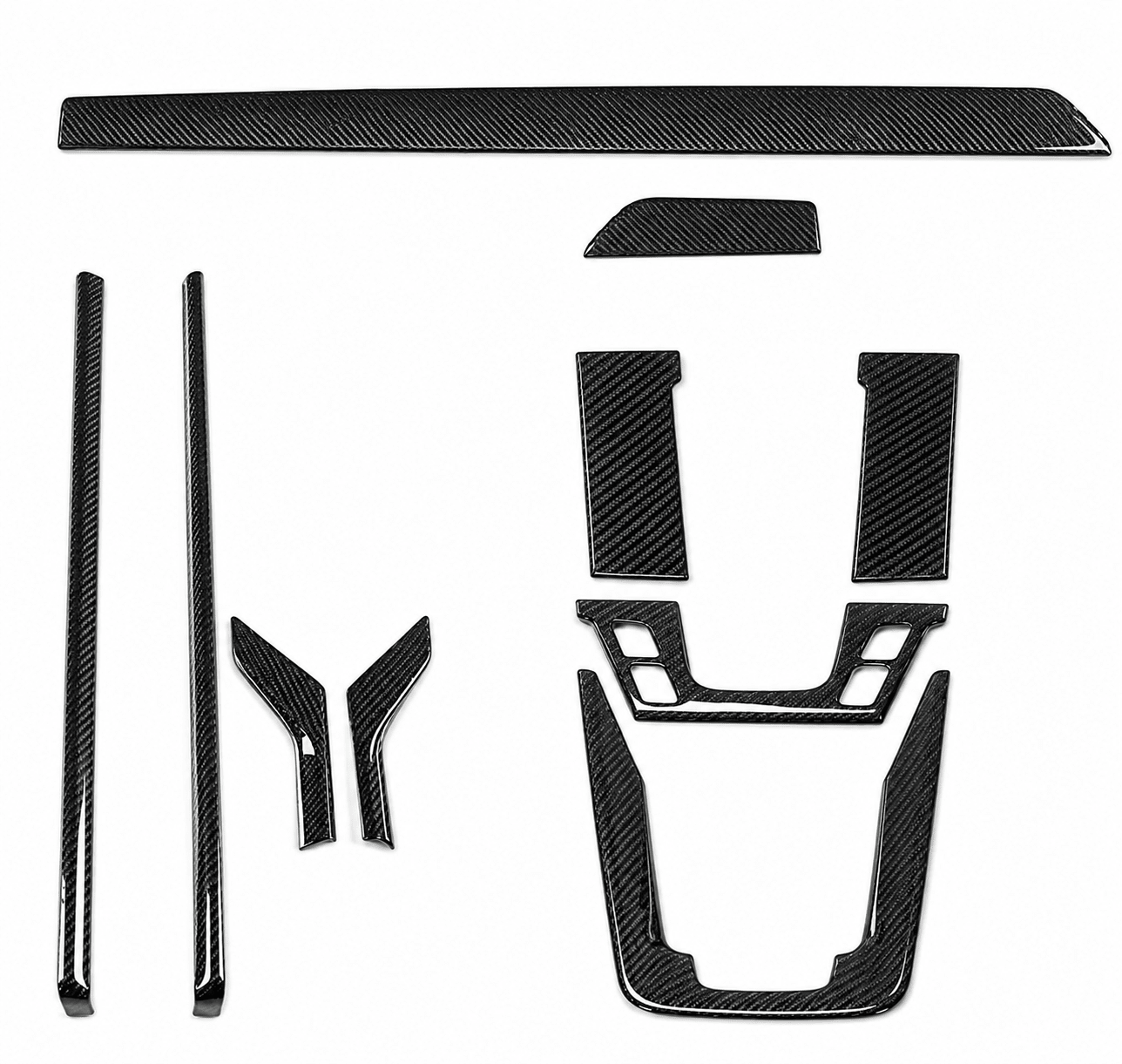 Porsche 911 (992) 10-Piece Carbon Fiber Interior Trim Kit - Exotics Carbon Design
