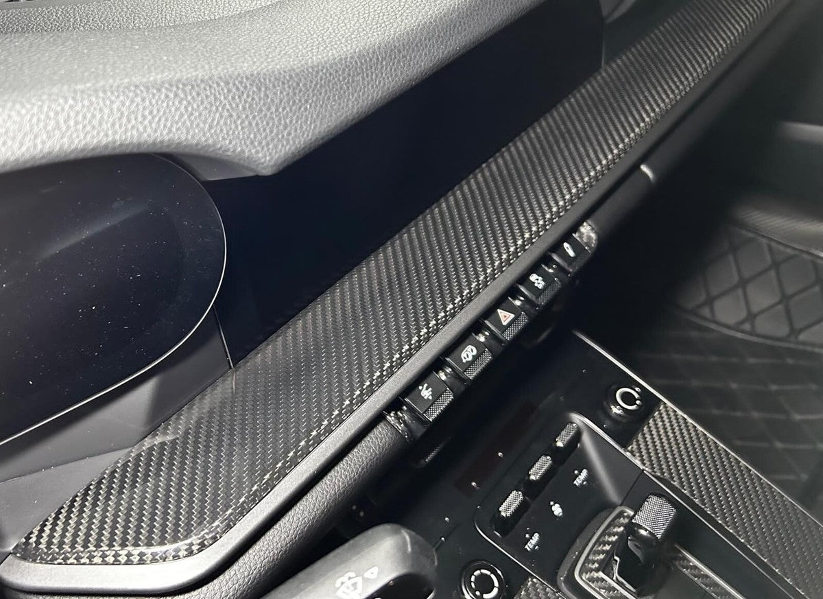 Porsche 911 (992) Carrera 26-Piece Carbon Fiber Interior Trim Kit - Exotics Carbon Design