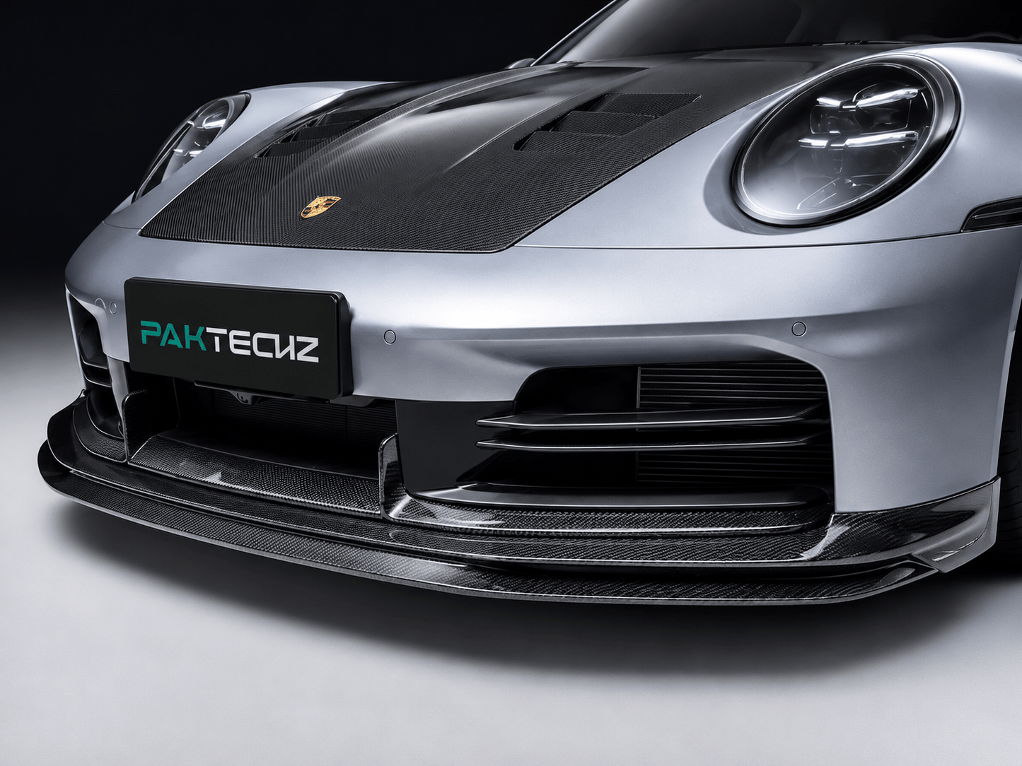 Porsche 911 (992) Carrera / Carrera S / Carrera 4S Carbon Fiber Front Lip - Exotics Carbon Design