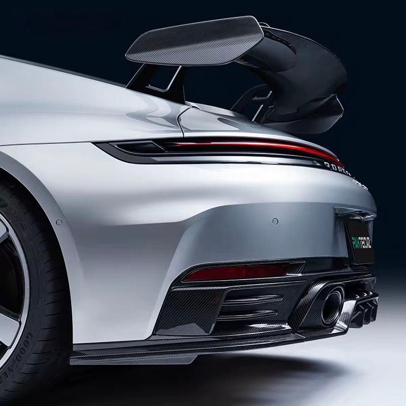 Porsche 911 (992) Carrera / Carrera S / Carrera 4S Carbon Fiber Rear Canards - Exotics Carbon Design