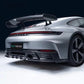 Porsche 911 (992) Carrera / Carrera S / Carrera 4S P.T Style Carbon Fiber Upper Rear Diffuser - Exotics Carbon Design