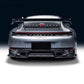 Porsche 911 (992) Carrera / Carrera S / Carrera 4S P.T Style Carbon Fiber Upper Rear Diffuser - Exotics Carbon Design