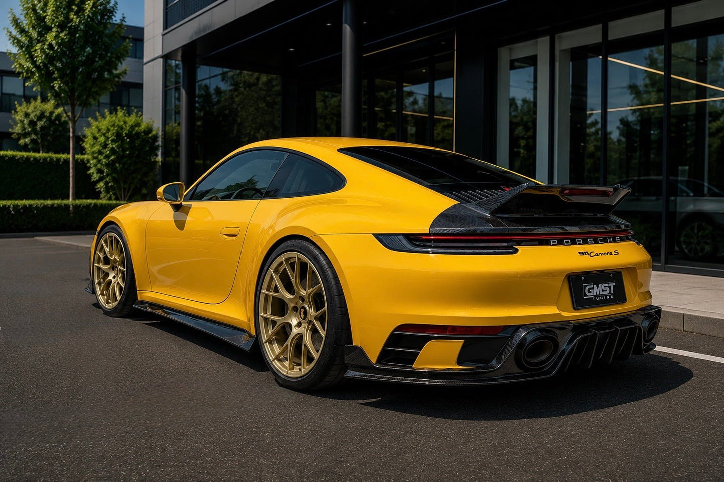 Porsche 911 (992) Carrera CMS Style Complete Carbon Fiber Aero Kit - Exotics Carbon Design