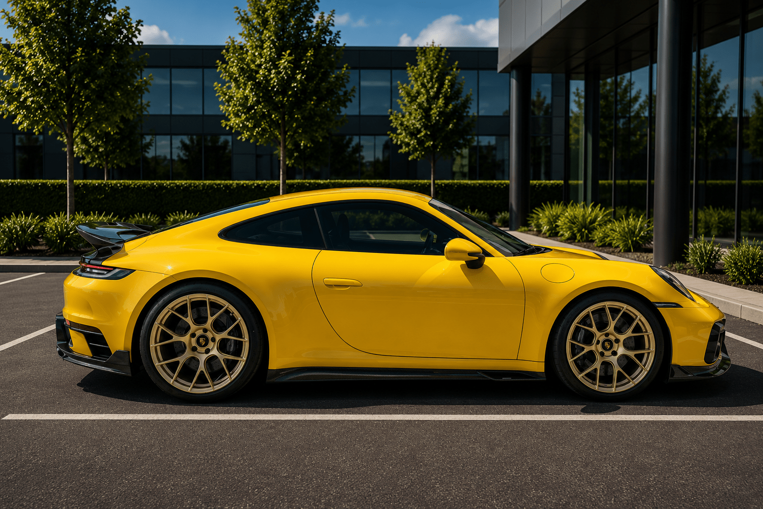 Porsche 911 (992) Carrera CMS Style Complete Carbon Fiber Aero Kit - Exotics Carbon Design