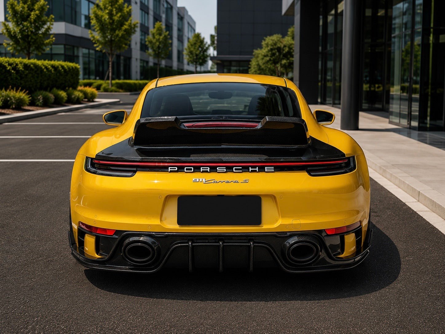 Porsche 911 (992) Carrera CMS Style Complete Carbon Fiber Aero Kit - Exotics Carbon Design