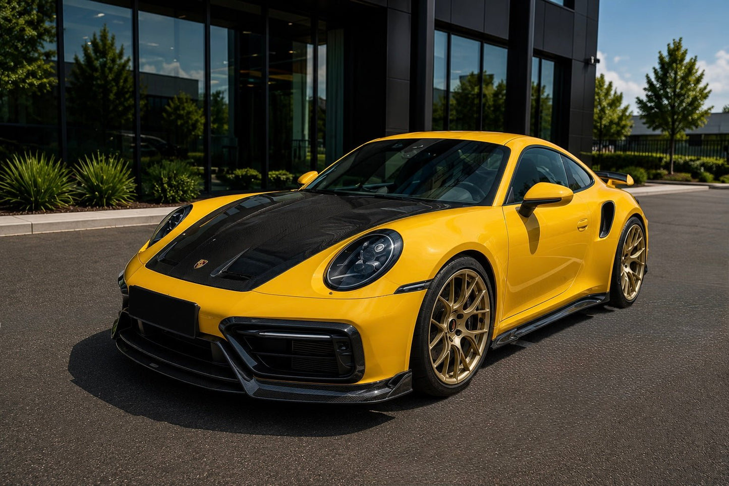 Porsche 911 (992) Carrera CMS Style Complete Carbon Fiber Aero Kit - Exotics Carbon Design