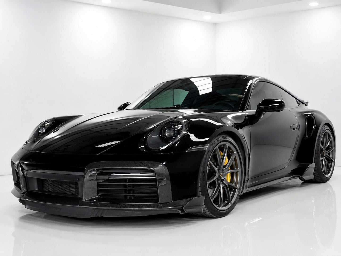 Porsche 911 (992) Carrera / Turbo S Carbon Fiber Side Skirt Add-Ons - Exotics Carbon Design