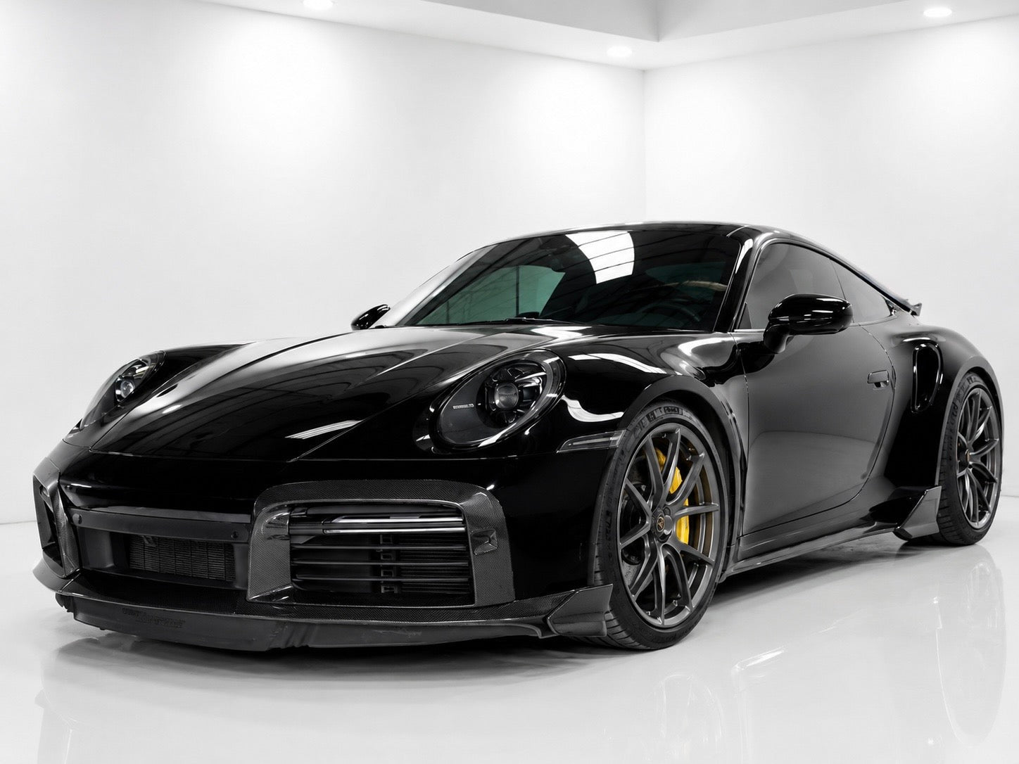 Porsche 911 (992) Carrera / Turbo S Carbon Fiber Side Skirt Add-Ons - Exotics Carbon Design