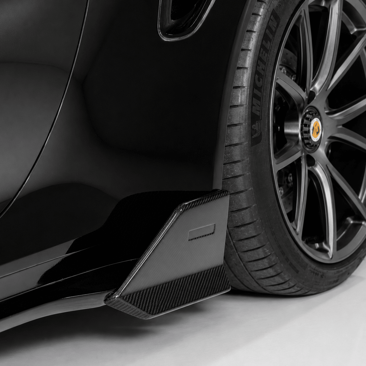 Porsche 911 (992) Carrera / Turbo S Carbon Fiber Side Skirt Add-Ons - Exotics Carbon Design