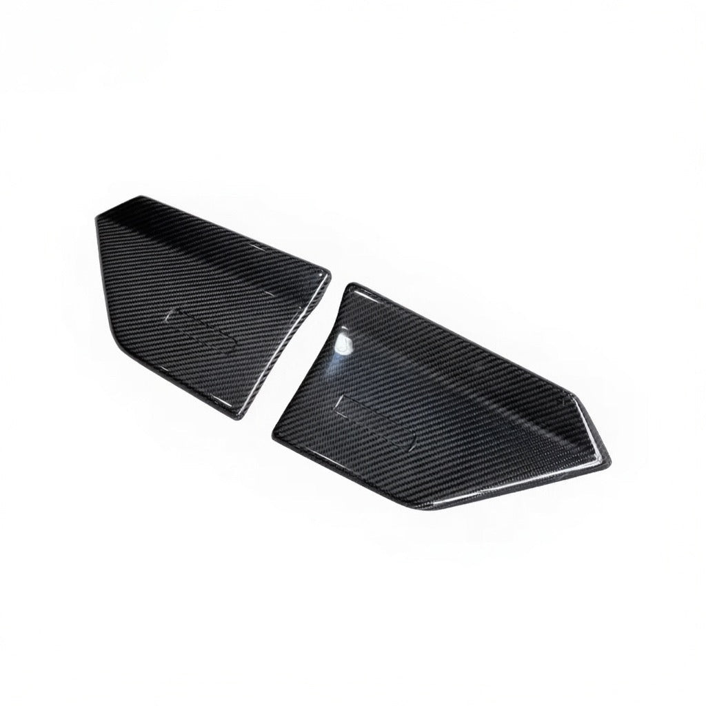 Porsche 911 (992) Carrera / Turbo S Carbon Fiber Side Skirt Add-Ons - Exotics Carbon Design