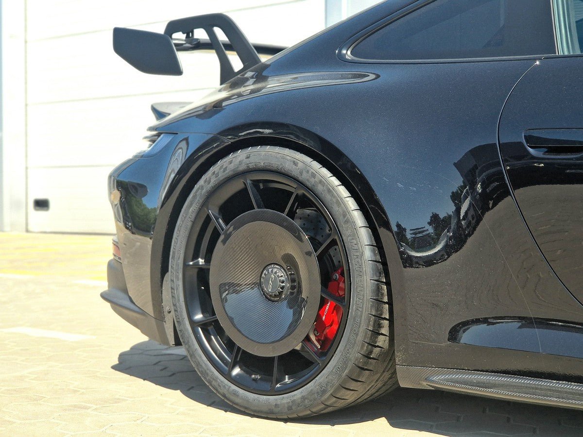 Porsche 911 (992) GT3 Carbon Fiber Wheel Disc Trim - Exotics Carbon Design