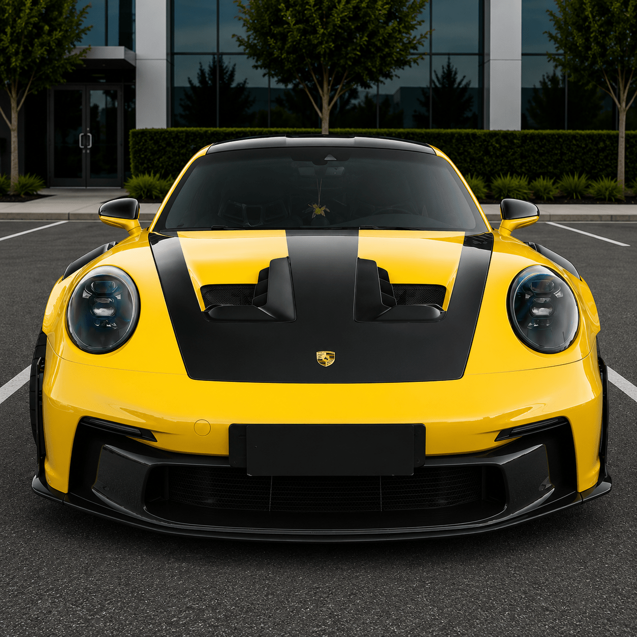 Porsche 911 (992) GT3 RS Carbon Fiber Front Lip - Exotics Carbon Design