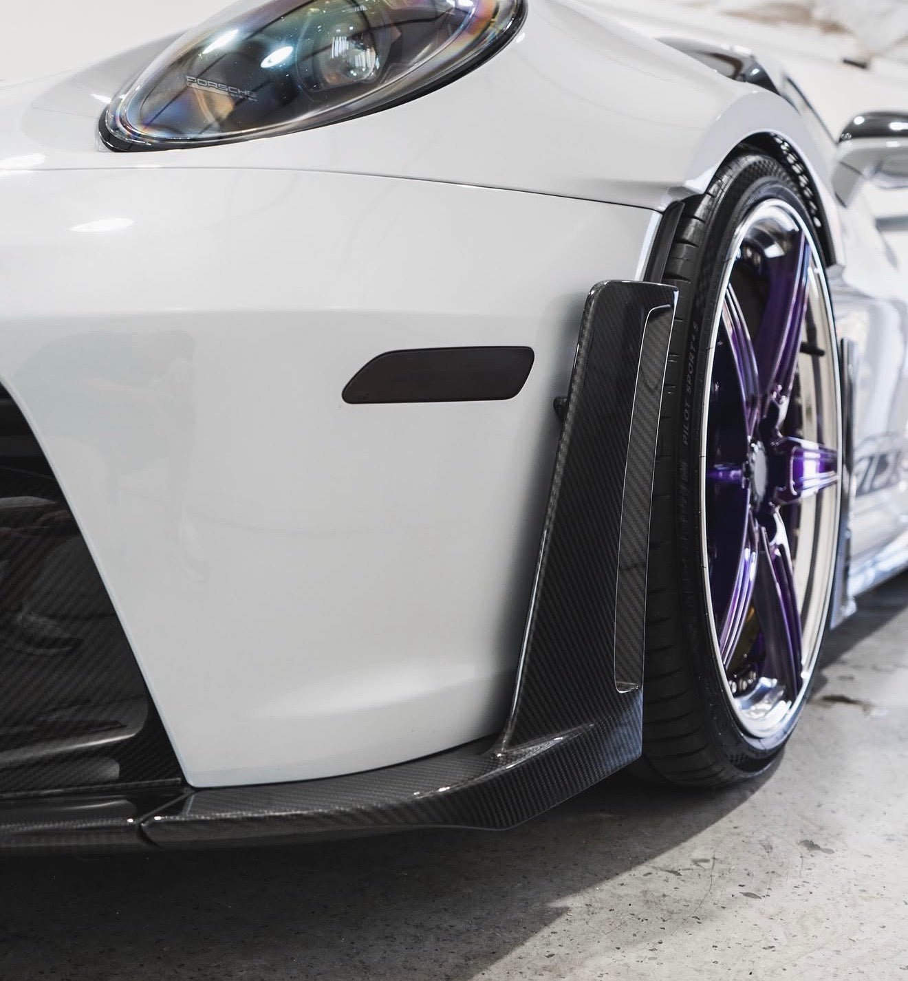 Porsche 911 (992) GT3 RS Carbon Fiber Front Splitters - Exotics Carbon Design