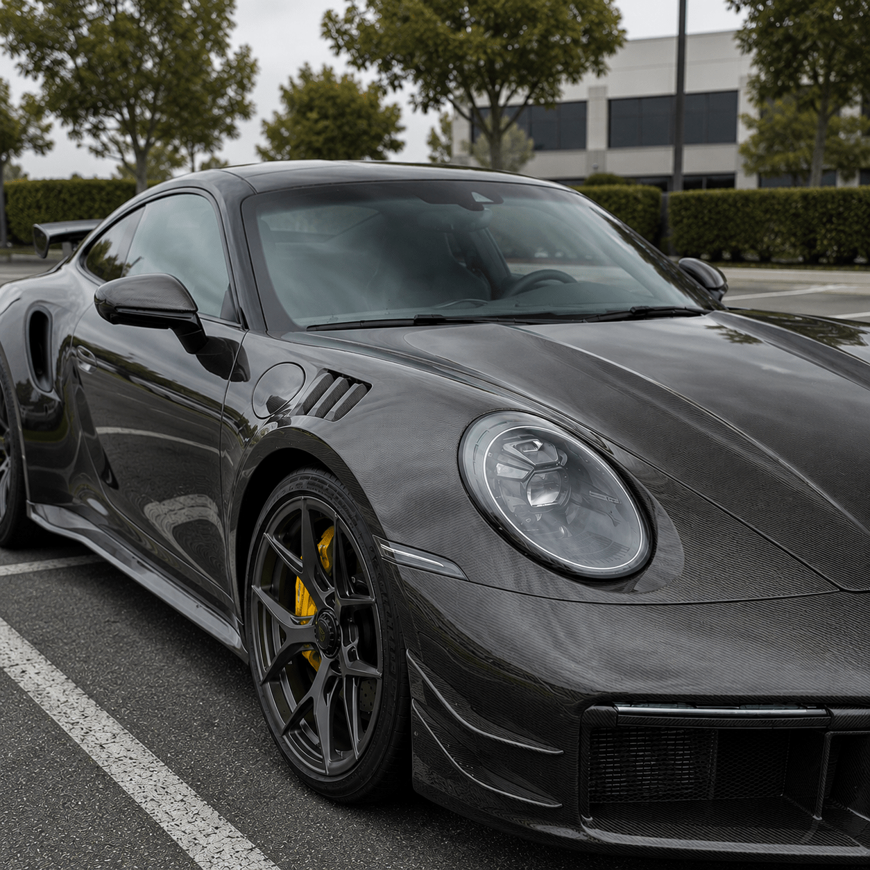 Porsche 911 (992) Turbo S Carbon Fiber Side Fenders - Exotics Carbon Design