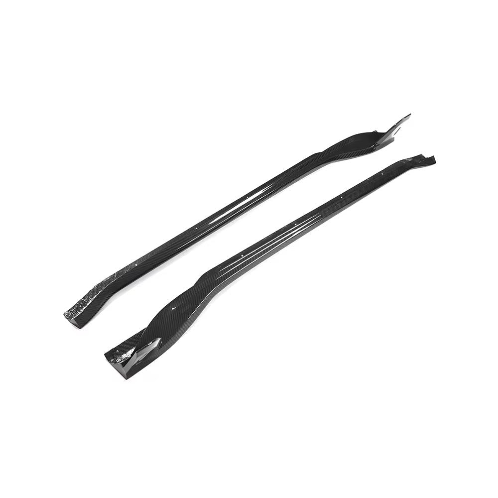 Porsche 911 (992) Turbo S Carbon Fiber Side Skirts - Exotics Carbon Design