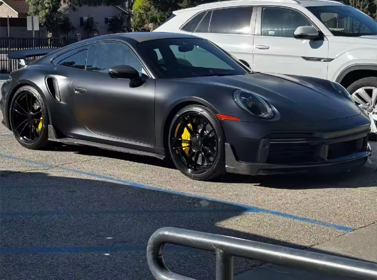Porsche 911 (992) Turbo S Carbon Fiber Side Skirts - Exotics Carbon Design