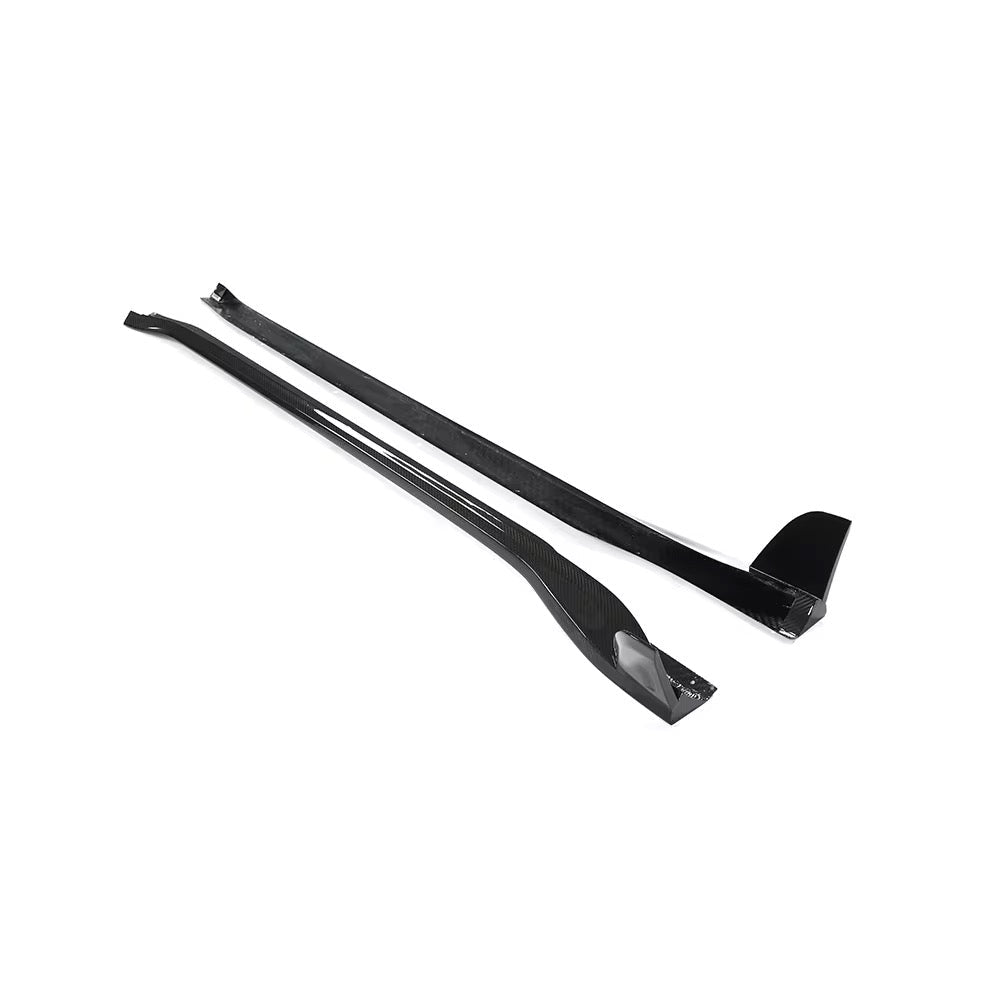 Porsche 911 (992) Turbo S Carbon Fiber Side Skirts - Exotics Carbon Design