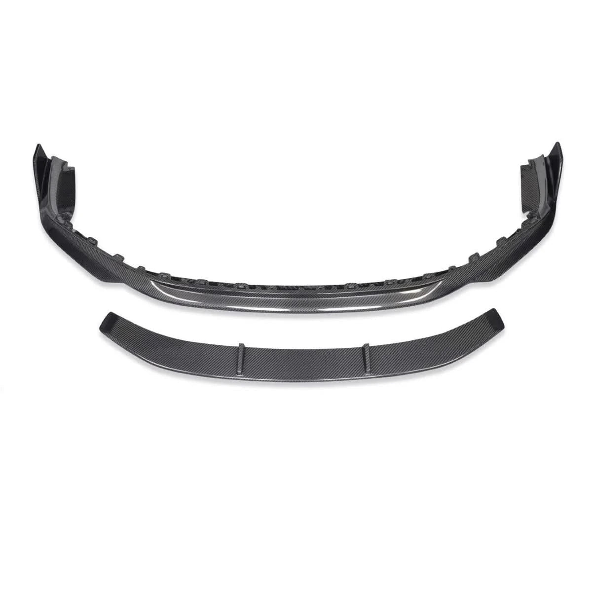 Porsche 992 911 Carrera – TAKD Style Pre-Preg Carbon Fiber Front Splitter - Exotics Carbon Design