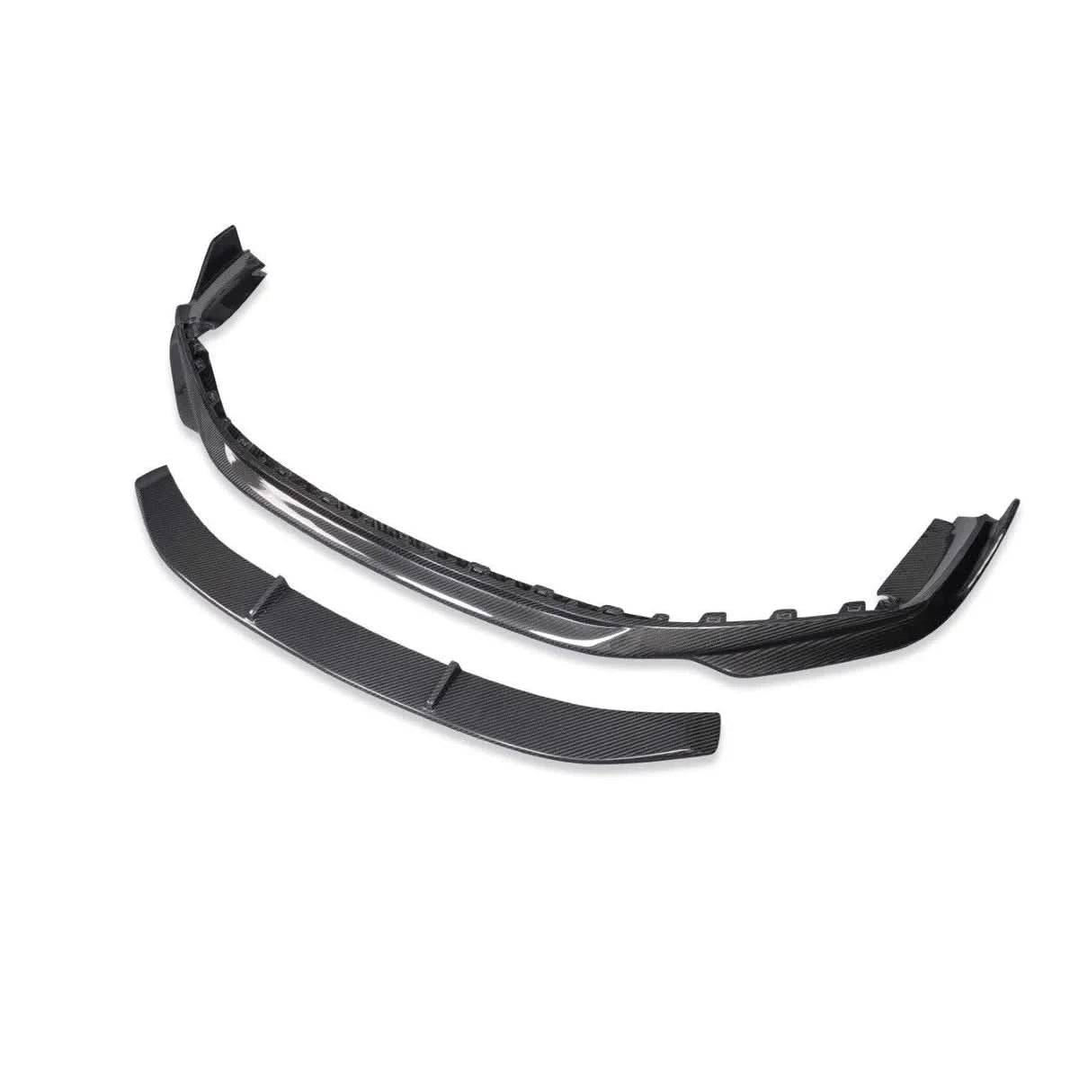 Porsche 992 911 Carrera – TAKD Style Pre-Preg Carbon Fiber Front Splitter - Exotics Carbon Design