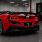 P.T Style Carbon Fiber Rear Spoiler – Ferrari F8 - Exotics Carbon Design