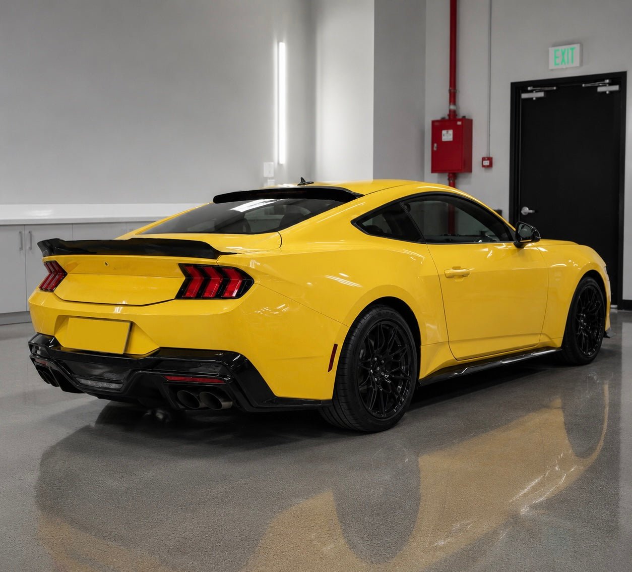 Rear Spoiler For 2024-2026 Ford Mustang DH Performance - Exotics Carbon Design