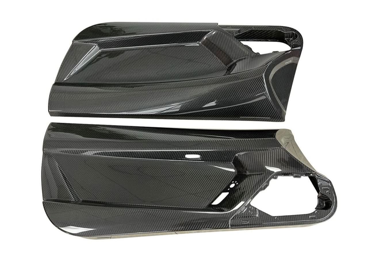SVJ Style Carbon Fiber Inner Door Panels for Lamborghini Aventador LP700 / LP720 / LP740 - Exotics Carbon Design