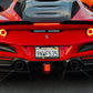 TC Style Carbon Fiber Trunk Spoiler - Ferrari F8 Tributo - Exotics Carbon Design