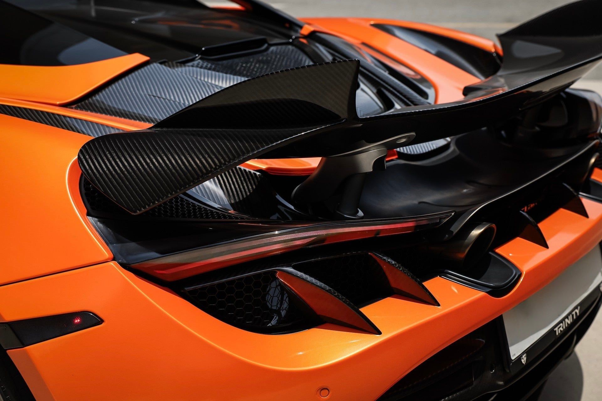 TC Style Rear Wing - McLaren 720S Coupe (2017–2023) - Exotics Carbon Design