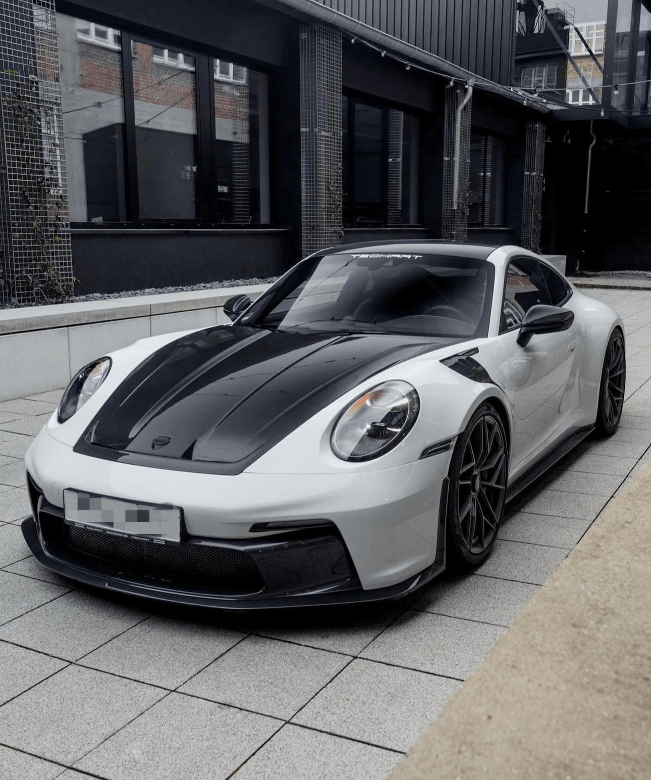 T.C Style Vented Carbon Fiber Front Hood - Porsche 911 (992) 2019+ - Exotics Carbon Design