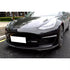Tesla Model 3 (2017 - 2023) Carbon Fiber Front Lip - Exotics Carbon Design